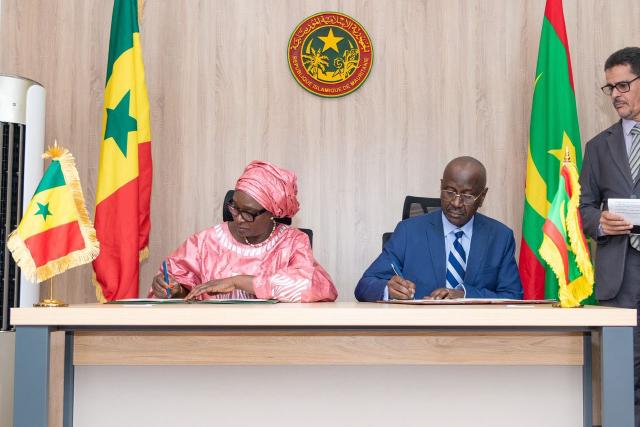 Signature d’accords entre la Mauritanie et le Sénégal.
