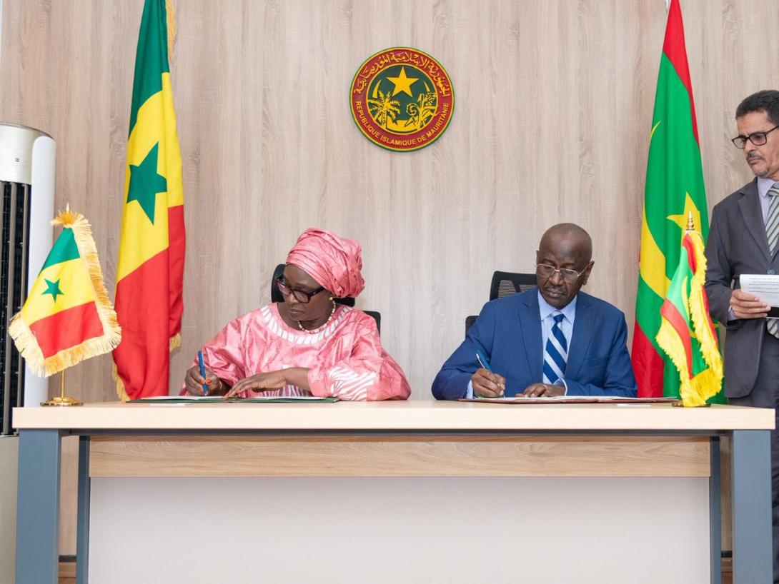 Signature d’accords entre la Mauritanie et le Sénégal.
